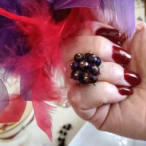 Choice of Wire Beaded Chunky Ring